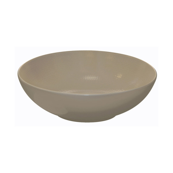 DEGRENNE Salad bowl Modulo nature Terre d'ombre 24cm