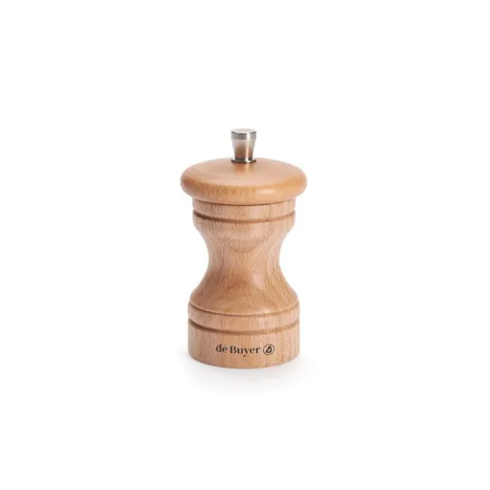 DE BUYER Salt mill Paso 10cm in wood - 4 colors