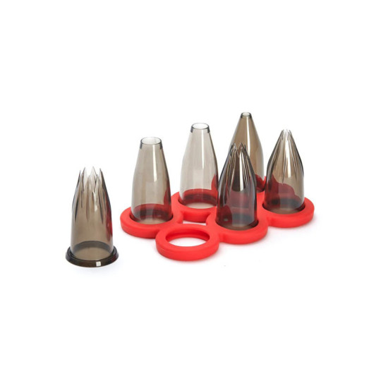 DE BUYER set of 6 classic nozzles for Le Tube