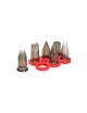 DE BUYER Set of 6 creative nozzles for Le Tube