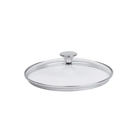 CRISTEL Master fixed domed lid in glass and stainless steel - 4 sizes
