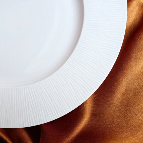 DEGRENNE 6 Boréal Onde porcelain plates - 3 sizes