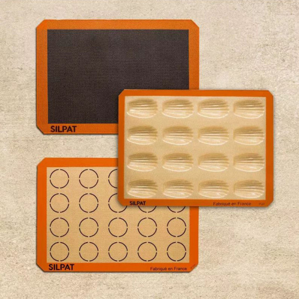 SILPAT French Kit Baking Mat Macarons Madeleines