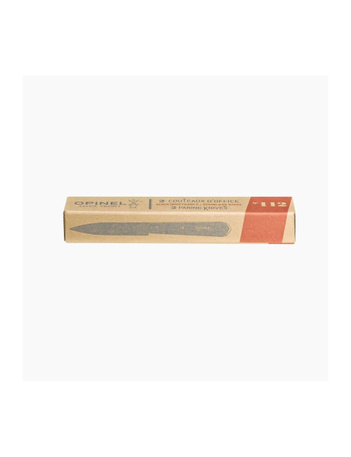OPINEL box of 2 paring knives n°112 natural wood
