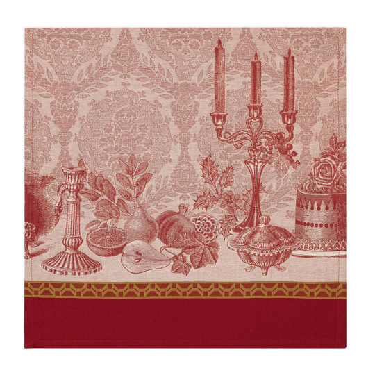 LE JACQUARD FRANCAIS 4 cotton table napkins Festin - 2 colors