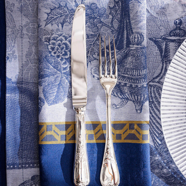 LE JACQUARD FRANCAIS 4 cotton table napkins Festin - 2 colors