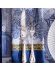 LE JACQUARD FRANCAIS 4 cotton table napkins Festin - 2 colors
