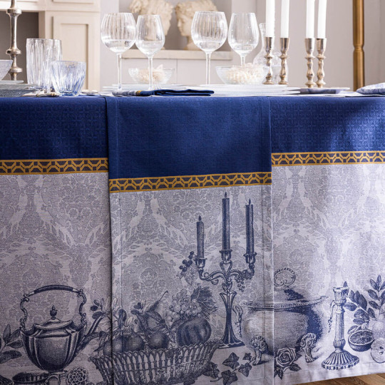 LE JACQUARD FRANCAIS Festin cotton table runner - 2 colors