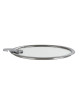 CRISTEL Strate Glass Lid with Stainless Steel - 8 Sizes