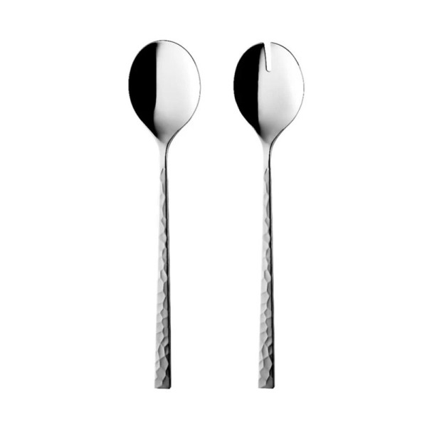DEGRENNE Fuse Martelé salad servers