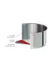 CRISTEL Mutine Fixed 4-Piece Saucepan Set - 14, 16, 18, and 20cm