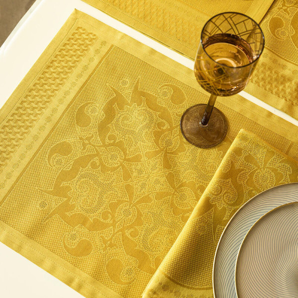 LE JACQUARD FRANCAIS 4 Venetian Palace placemats cotton - 3 colors
