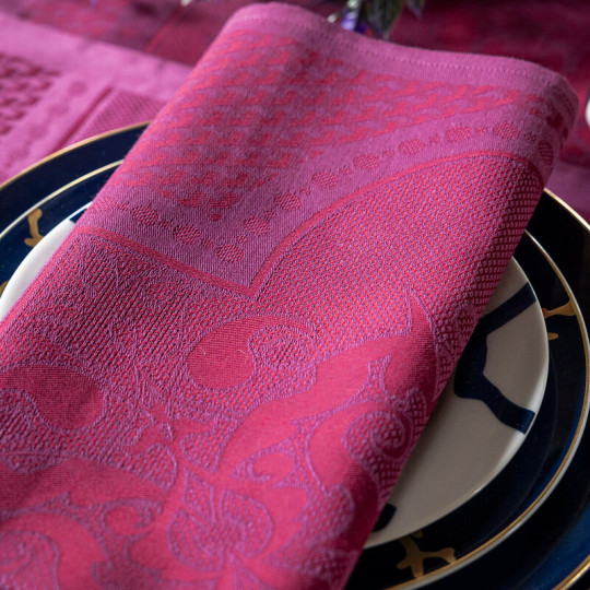 LE JACQUARD FRANCAIS 4 Palais Vénitien cotton napkins - 2 colors