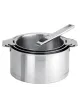 CRISTEL Strate 3-Piece Saucepan Set + 1 Strate Stainless Steel Handle