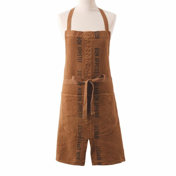 CHARVET Apron in 100% Bon Appétit Teint Linen - 3 Colors