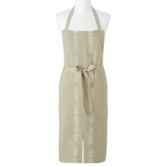 CHARVET Apron in 100% Linen Bon Appétit Lin - 5 Colors