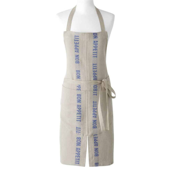 CHARVET Apron in 100% Linen Bon Appétit Lin - 5 Colors
