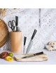 CRISTEL Beechwood Knife Block (Empty)
