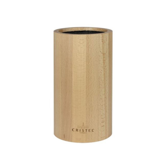 CRISTEL Beechwood Knife Block (Empty)