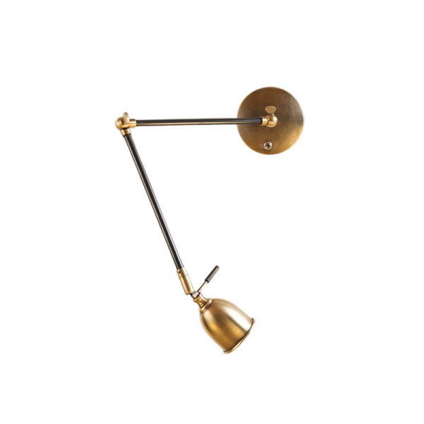CASADISAGNE Brass wall light AL71 black and gold