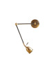 CASADISAGNE Brass wall light AL71 black and gold
