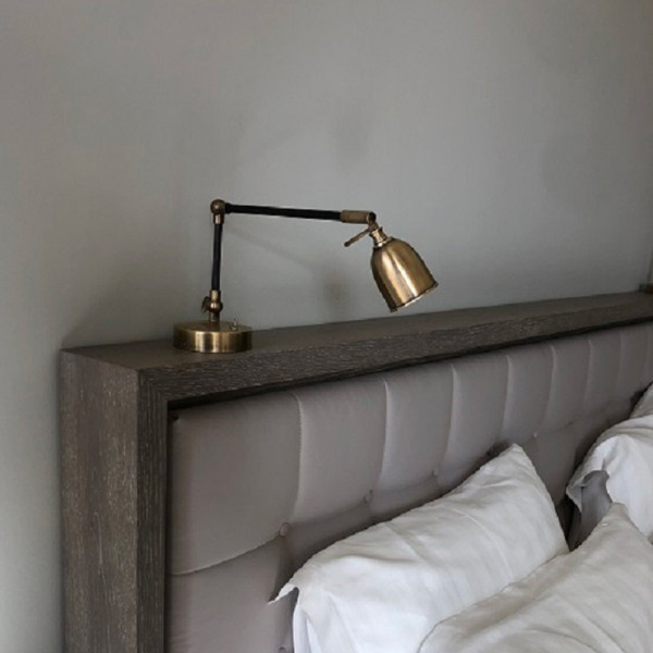 CASADISAGNE Brass wall light AL71 black and gold