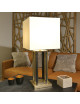 CASADISAGNE Brass table lamp L199 two-tone gold black