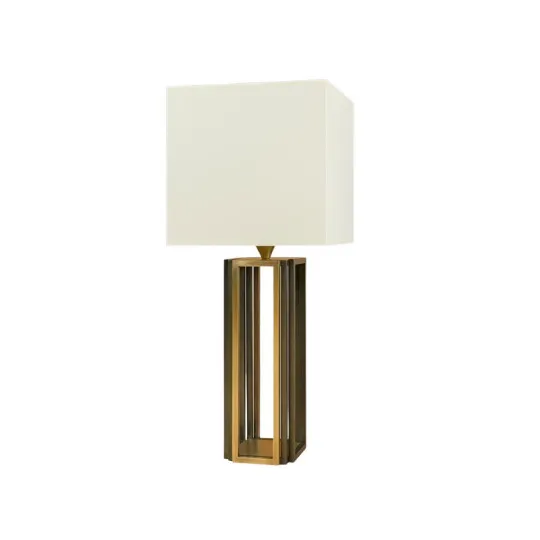 CASADISAGNE Brass table lamp L198 two-tone gold black