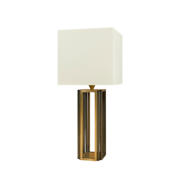 CASADISAGNE Brass table lamp L198 two-tone gold black