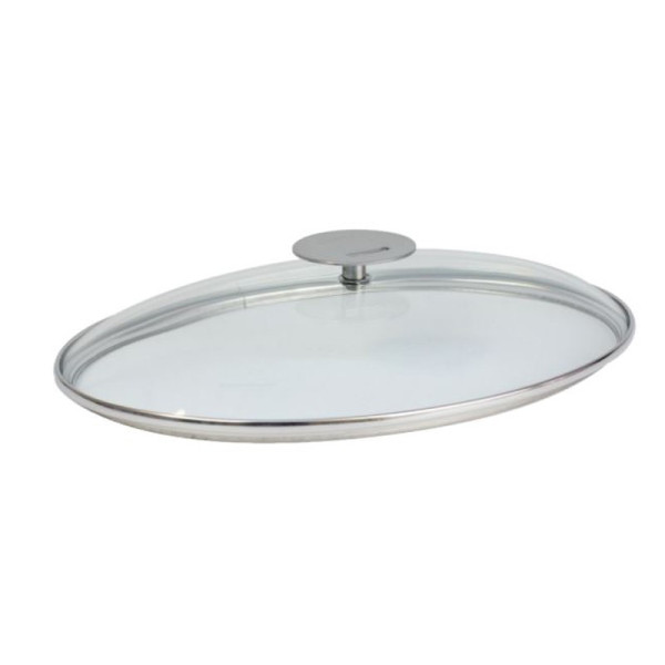 CRISTEL Platinum Oval Glass Lid - 2 Sizes