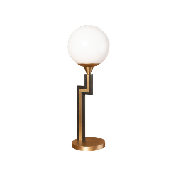 CASADISAGNE Brass table lamp L188 two-tone black and gold