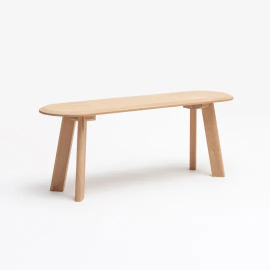 DRUGEOT MANUFACTURE Parati Bench, Solid Oak - 2 Stains, 3 Sizes