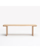 DRUGEOT MANUFACTURE Téhème Bench Solid Oak - 2 Stains, 3 Sizes