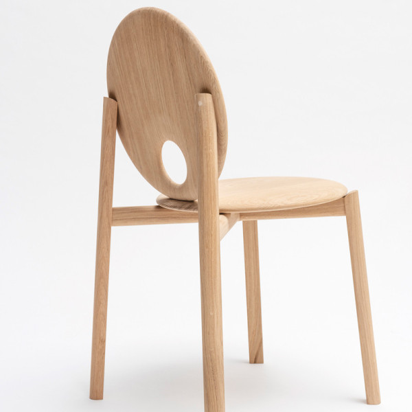 DRUGEOT MANUFACTURE Hélio Solid Oak Chair - 4 Models, 2 Finishes