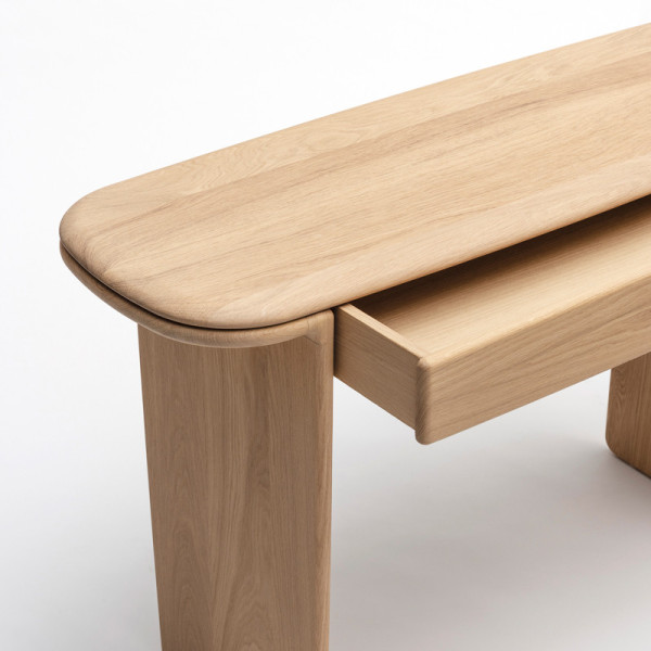 DRUGEOT MANUFACTURE Téhème Solid Oak Desk - 2 Finishes