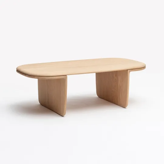 DRUGEOT MANUFACTURE Téhème Solid Oak Coffee Table - 2 Finishes