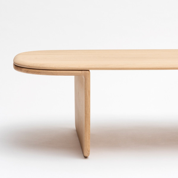 DRUGEOT MANUFACTURE Téhème Solid Oak Coffee Table - 2 Finishes