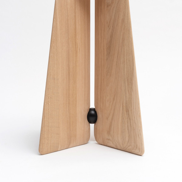 DRUGEOT MANUFACTURE Farfalla Round Dining Table in Solid Oak - 2 Finishes