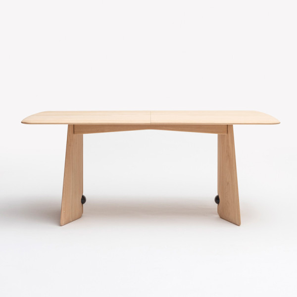 DRUGEOT MANUFACTURE Farfalla Fixed or Extendable Dining Table - 2 Finishes, 2 Sizes