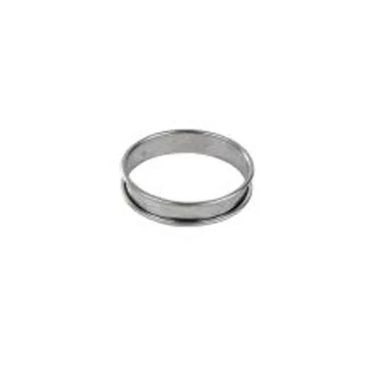GOBEL Stainless Steel Tart Ring with Rolled Edges - 3 Sizes