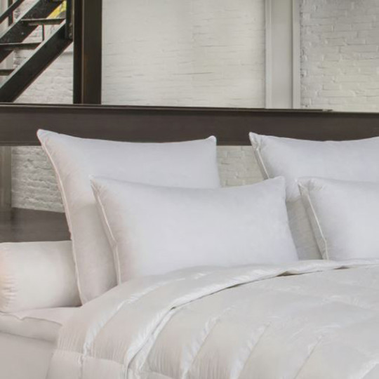 DROUAULT Titanium 3-Chamber Down and Feather Pillow - 2 Sizes