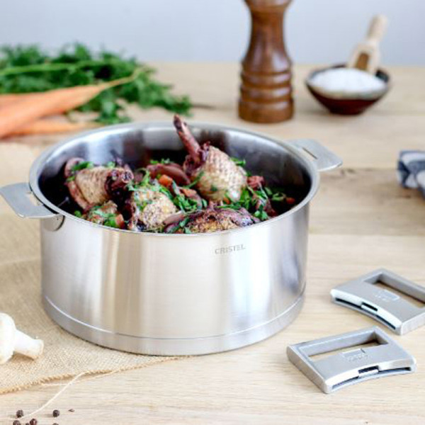 CRISTEL Strate Removable Stainless Steel Dutch Oven - 2 Sizes