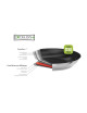 CRISTEL Mutine Removable Non-Stick Stainless Steel High Frying Pan - 2 Sizes