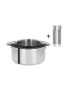 CRISTEL Mutine 4-Piece Saucepan Set + 2 Removable Handles Zenith
