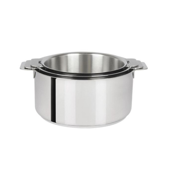 CRISTEL Mutine Cookware Set, 3 Removable Saucepans (16, 18, and 20cm)