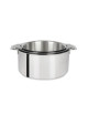 CRISTEL Mutine Cookware Set, 3 Removable Saucepans (16, 18, and 20cm)