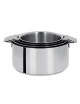CRISTEL Mutine Cookware Set of 4 Removable Saucepans (14, 16, 18, and 20cm)