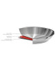 CRISTEL Mutine Fixed Stainless Steel Frying Pan - 3 Sizes