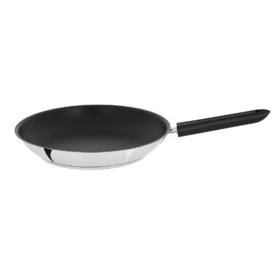 CRISTEL Mutine Fixed Stainless Steel Non-Stick Frying Pan - 3 Sizes