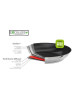 CRISTEL Mutine Fixed Stainless Steel Non-Stick Frying Pan - 3 Sizes